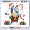 Bluey Christmas PNG Design