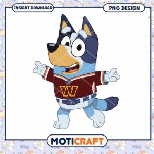 Bluey Bingo PNG Baseball Design