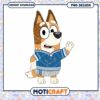 Bluey Bingo Detroit Lions PNG