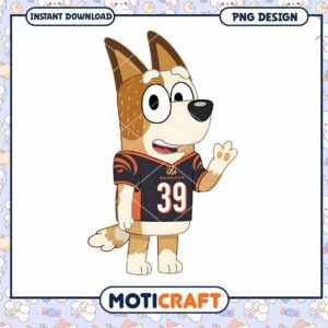 Bluey Bengals Dog PNG Download