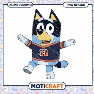 Bluey Bengals PNG Design Instant Download