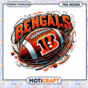 Bengals Football PNG Design
