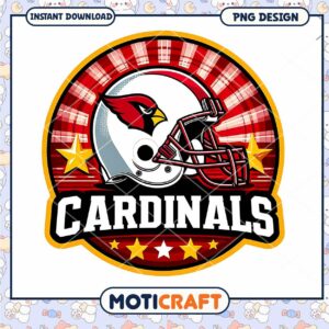 Arizona Cardinals Helmet PNG Design