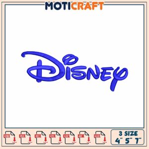 Disney Embroidery Design 3 Sizes
