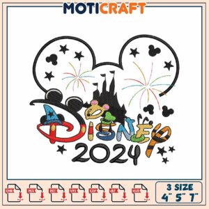 Disney 2024 Embroidery Design