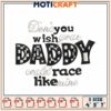 Daddy Race Car Embroidery Design