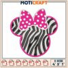 Cute Minnie Mouse Embroidery Design with Pink Bow for Crafting 2 Cute Minnie Mouse Embroidery Design with Pink Bow for Crafting