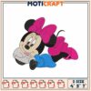 Cute Minnie Mouse Embroidery Design for Crafting Projects 2 Cute Minnie Mouse Embroidery Design for Crafting Projects