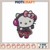 Cute Hello Kitty Embroidery Design in Three Sizes for Crafts 2 Cute Hello Kitty Embroidery Design in Three Sizes for Crafts