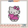 Cute Hello Kitty Embroidery Design for Craft Projects 4x5 7 Inches 2 Cute Hello Kitty Embroidery Design for Craft Projects 4x5 7 Inches