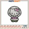 Cute Hello Kitty Embroidery Design for Craft Projects and Gifts