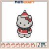 Cute Hello Kitty Christmas Embroidery Design in Three Sizes
