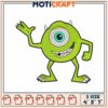 Cute Green Monster Embroidery Design Available in Three Sizes 1 Cute Green Monster Embroidery Design Available in Three Sizes
