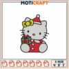 Cute Hello Kitty Christmas Embroidery Design for All Machines 1 Cute Hello Kitty Christmas Embroidery Design for All Machines