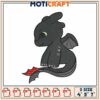 Cute Dragon Embroidery Design in Three Sizes for Craft Projects