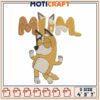 Cute Dog Mom Embroidery Design in Three Sizes for Crafting