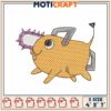 Cute Chainsaw Animal Embroidery Design 2 Cute Chainsaw Animal Embroidery Design
