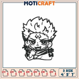 Cute Cartoon Character Embroidery Design for Creative Projects Cute Cartoon Character Embroidery Design for Creative Projects