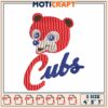 Cubs Bear Embroidery Design 3 Sizes