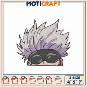 Cool Cartoon Character Embroidery Design for Creative Projects