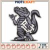 Cool Alligator Embroidery Design