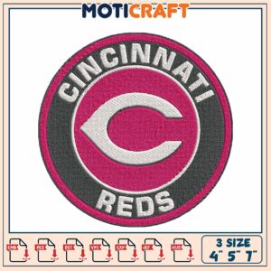 Cincinnati Reds Embroidery Design
