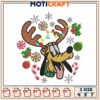 Christmas Pluto Reindeer Embroidery Design