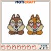 Chipmunk Embroidery Designs 4x5x7 Inch
