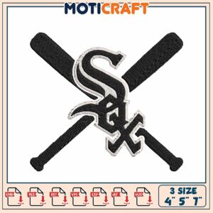 Chicago White Sox Baseball Embroidery Design
