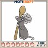 Chef Mouse Embroidery Design 3 Sizes
