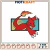 Charmander Embroidery Design 4x5x7 Inch
