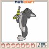 Cartoon Cat Embroidery Design for Fun Projects and Crafts