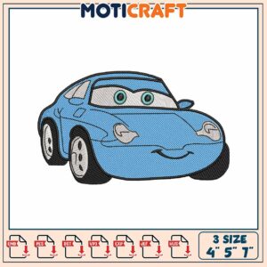 Cars Embroidery Design 4x5x7 Inch