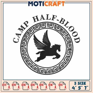Camp Half-Blood Pegasus Embroidery Design Camp Half-Blood Pegasus Embroidery Design