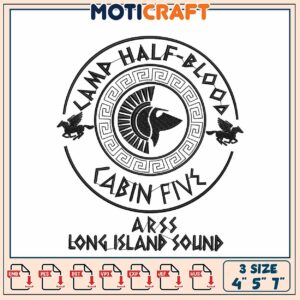 Camp Half-Blood Embroidery Design