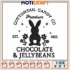 Bunny Embroidery Design Chocolate & Jellybeans