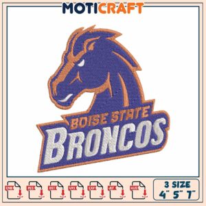 Boise State Broncos Embroidery Design Boise State Broncos Embroidery Design