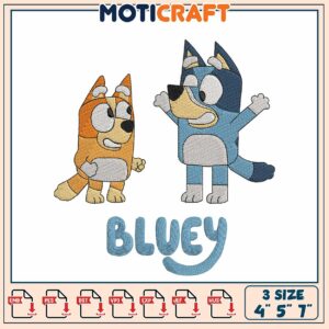 Bluyey Embroidery Design 3 Sizes
