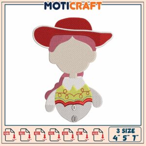 Bo Peep Embroidery Design 4x5x7 Inch