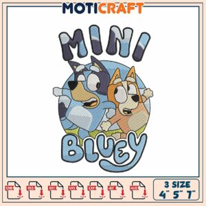 Bluey Mini Embroidery Designs
