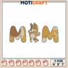 Bluey Letter M Embroidery Design 2 Bluey Letter M Embroidery Design