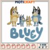 Bluey Family Embroidery Design for All Types of Projects 2 Bluey Family Embroidery Design for All Types of Projects