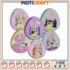 Bluey Easter Bunny Embroidery Designs 2 Bluey Easter Bunny Embroidery Designs