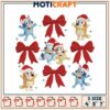 Bluey Christmas Embroidery Designs 4x5x7 inch 2 Bluey Christmas Embroidery Designs 4x5x7 inch