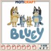 Bluey Cartoon Family Embroidery Design for Crafts and Projects 2 Bluey Cartoon Family Embroidery Design for Crafts and Projects