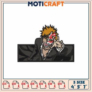 Bleach Ichigo Mask Embroidery Design