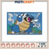 Blastoise Embroidery Design 3 Sizes
