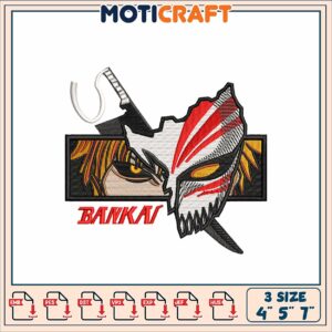 Bleach Bankai Embroidery Patch
