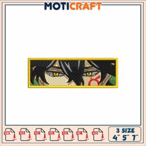 Black Clover Asta Embroidery Patch 3 Sizes