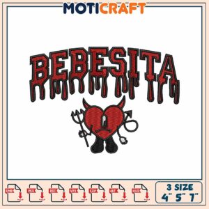 Bebesita Embroidery Design 3 Sizes